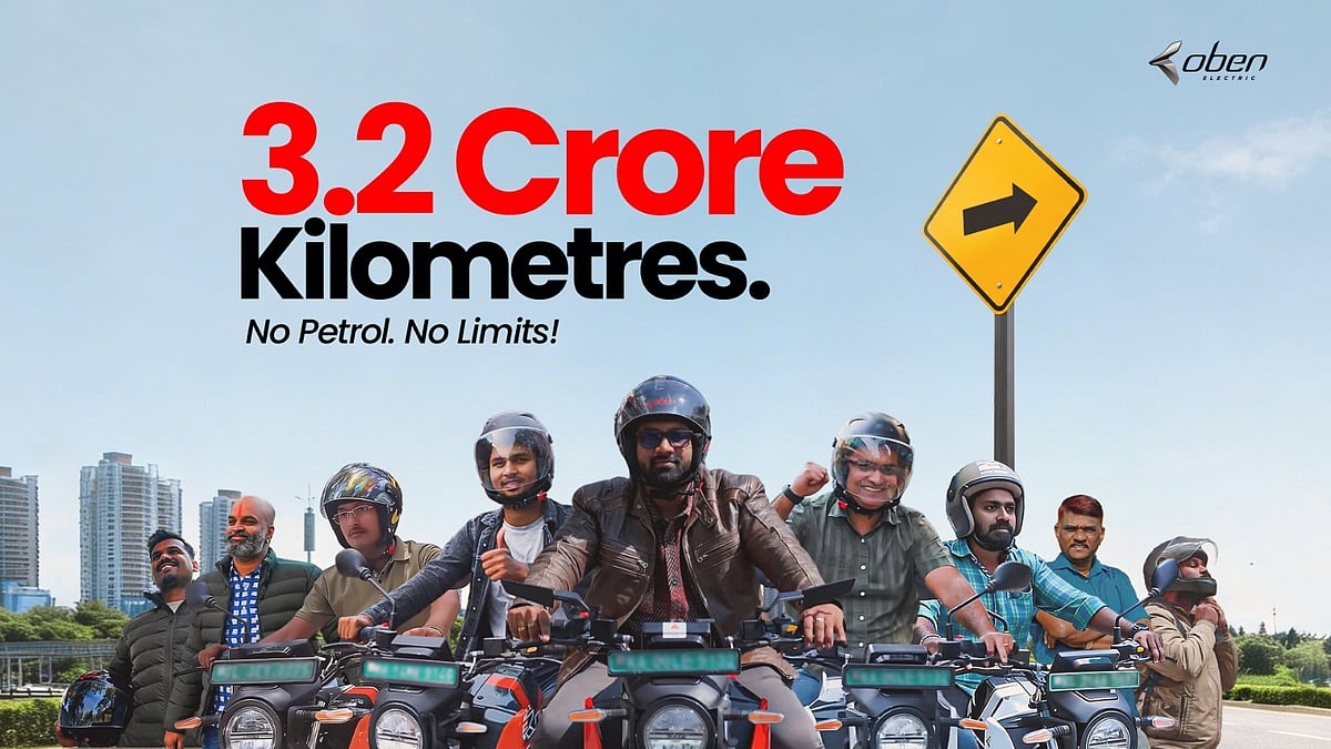 Oben Electric Customers Cross 3.2 Crore Kilometres, Making Oben ...