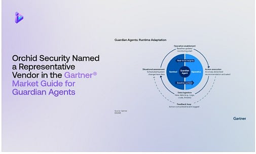 Orchid Security Recognized by Gartner® as a Representative Vendor of Guardian Agents
