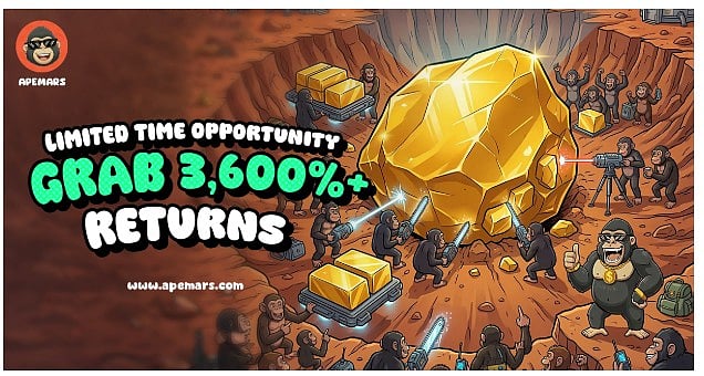 En İyi Altcoin Yatırım Fırsatları: APEMARS Presale 3600% Artışa Hazır