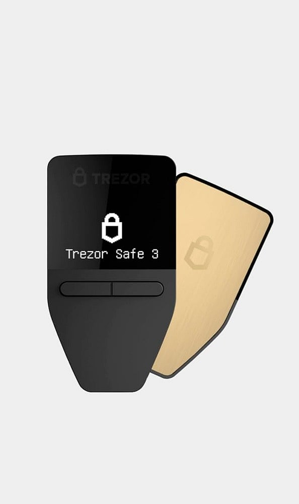 Trezor Safe 3: Trezor Safe 3 keeps things simple with open-source security and beginner-friendly setup.
