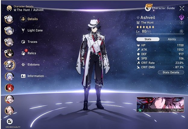 Ashveil Build Guide: Best Relics, Light Cones, and Teams
