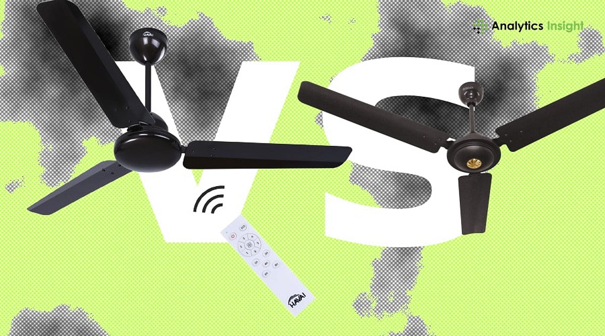 Normal Fan Image Ceiling Fan with Remote vs Normal Fan: Which Is Better?