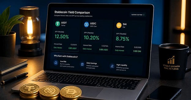 Stablecoin APY Guide: USDT, USDC & DAI Earnings Compared