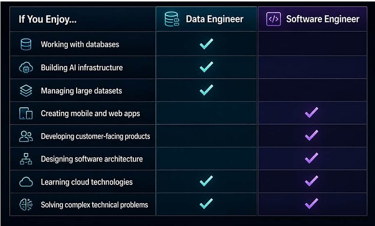 Data Engineer vs Software Engineer: Best Career in 2026