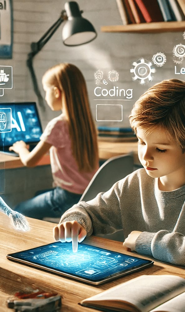 The future of education is a hybrid model where AI handles personalized practice and routine tasks while teachers lead creativity, collaboration, and emotional support.