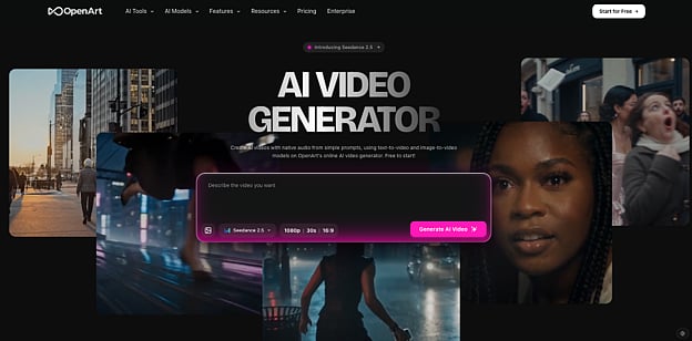 OpenArt AI Video Generator