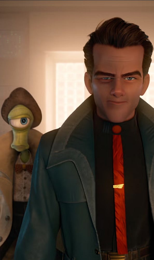 Inspiration: The project draws from classic film noir and detective stories while incorporating futuristic technology, alien characters, and an unconventional animated setting.