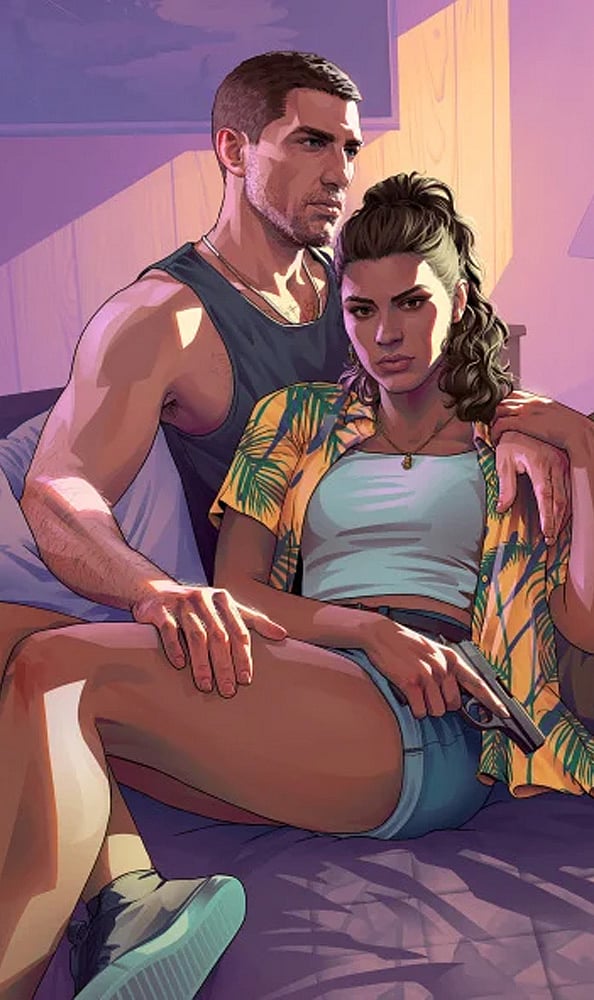 Original Rockstar artwork featuring Jason Duval and Lucia Caminos appears on the magazine cover, giving the issue a collectible appeal.