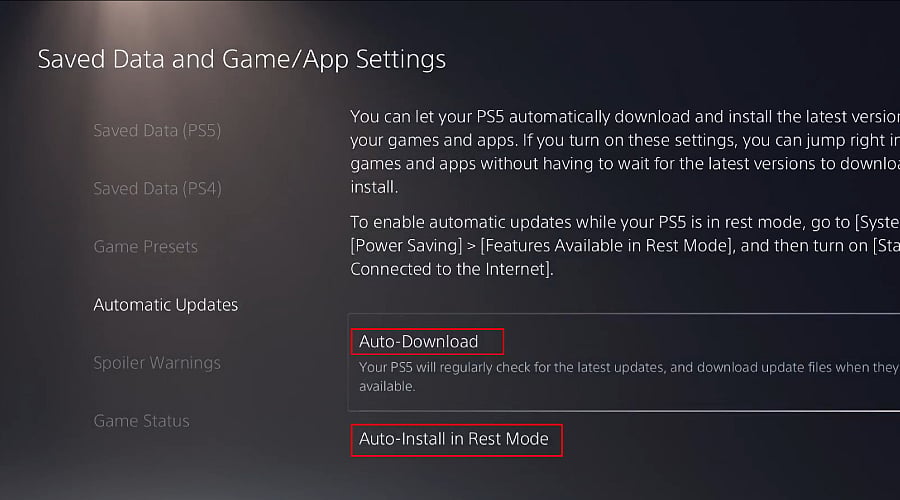 Check Storage and Game Data