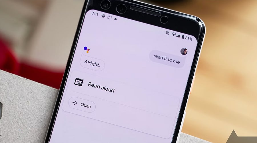 Read-aloud tools can also be useful on Android