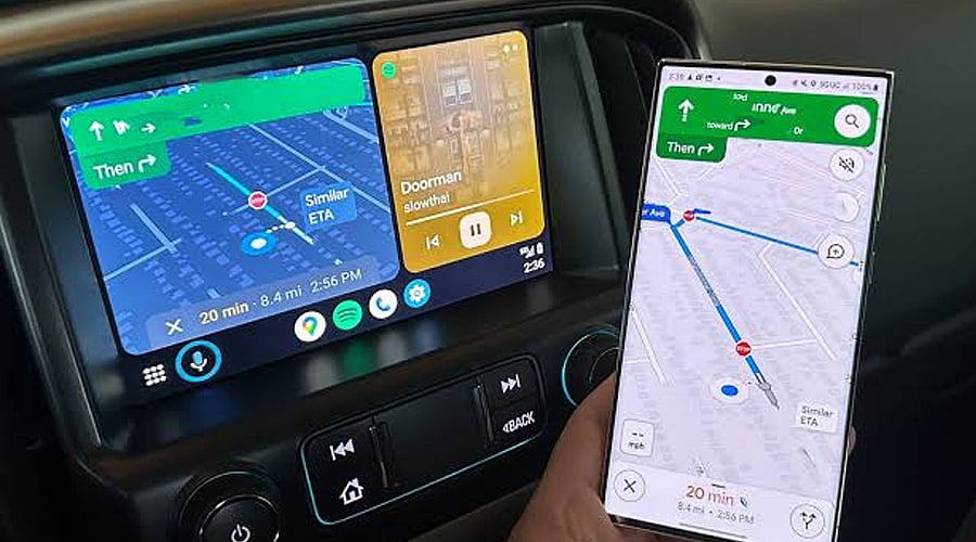 Getting started requires the latest MapQuest app from Google Play