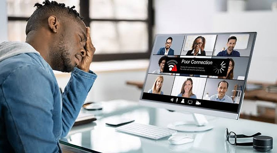 Poor Internet Can Disrupt Online Meetings