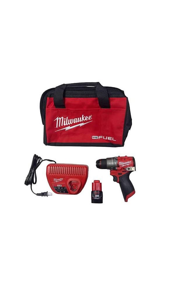 Milwaukee M12 FUEL Drill Kit