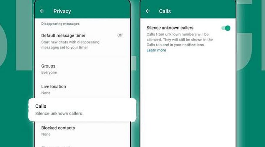Silence Calls From Unknown Numbers