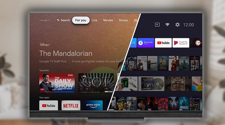 Google TV and Android TV run on the same underlying Android TV OS