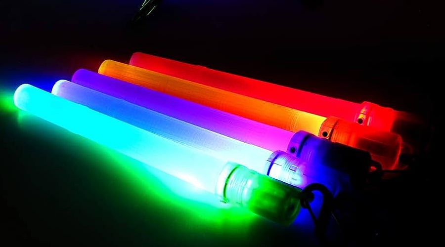 Flashlights and Glow Sticks