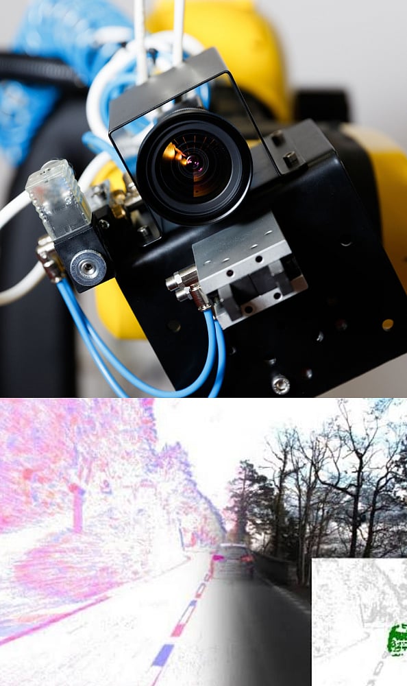 Event-based cameras detect changes in individual pixels, helping machines track movement with low latency instead of processing every frame continuously.
