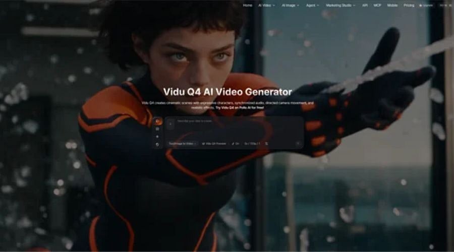 Open Vidu Q4 on Pollo AI 