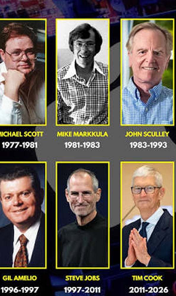 Eight CEOs, One Apple Legacy