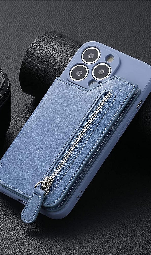 Use a zipped pocket: Choose an interior zippered pocket rather than an open pouch. It keeps the phone secure, reduces theft risk, and prevents it from slipping out during screening.