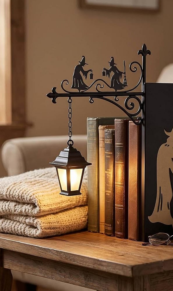 Warm, dimmable smart lights create a cosy reading corner, helping book lovers enjoy their favourite stories every night.