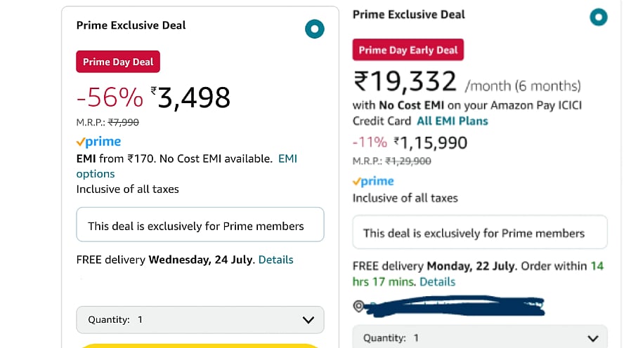 Check Prices Before You Buy: Prime sale prices