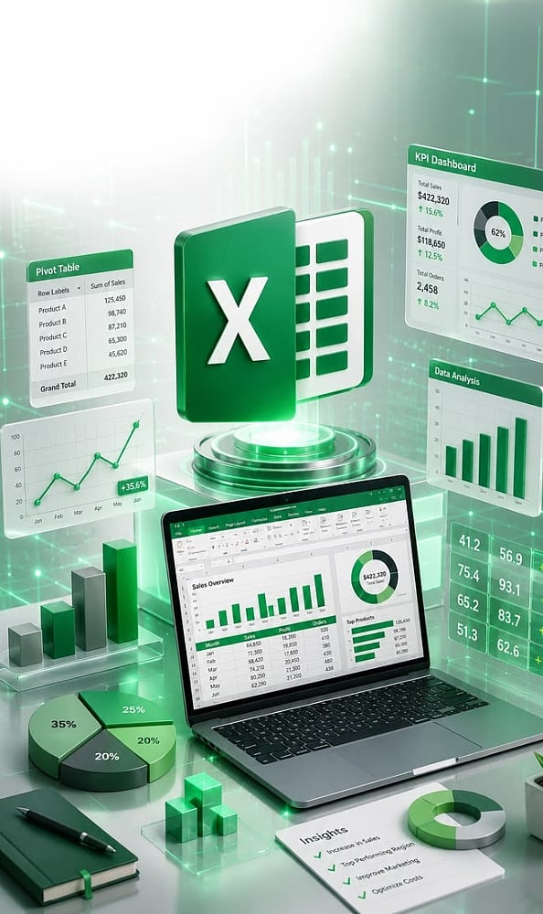 GridCraft challenges Microsoft Excel with spreadsheet formulas, charts, data tools, keyboard shortcuts, and more than 500 functions.