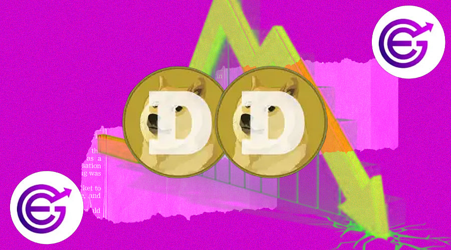 Why is Dogecoin falling 3.1% while EverGrow Coin sees breakout?