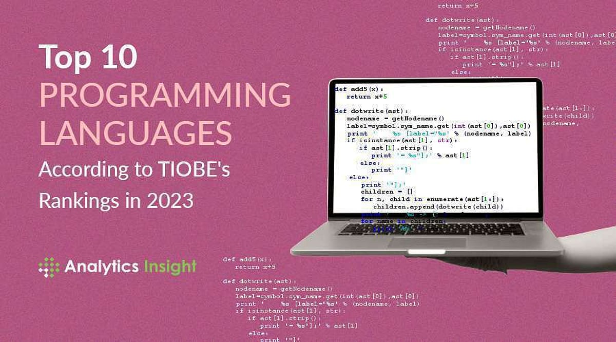 Top 10 Programming Languages According to TIOBE's Rankings in 2023
