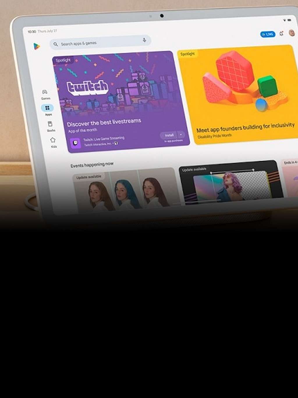 Google Unveiled a Redesigned Play Store Designed for Big Screens