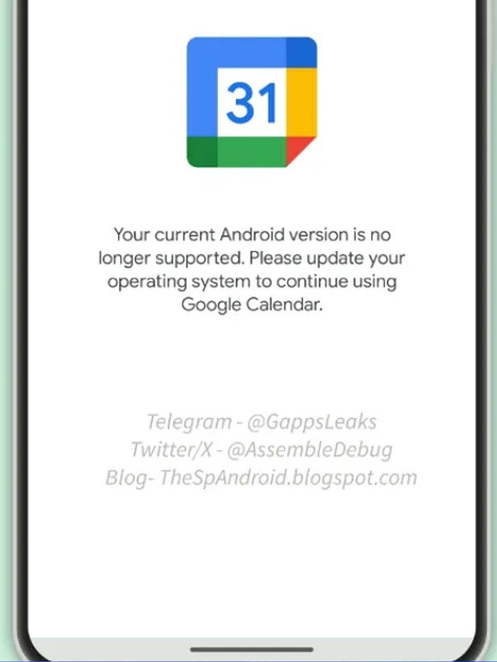 Google Calendar to stop supporting old Android devices soon