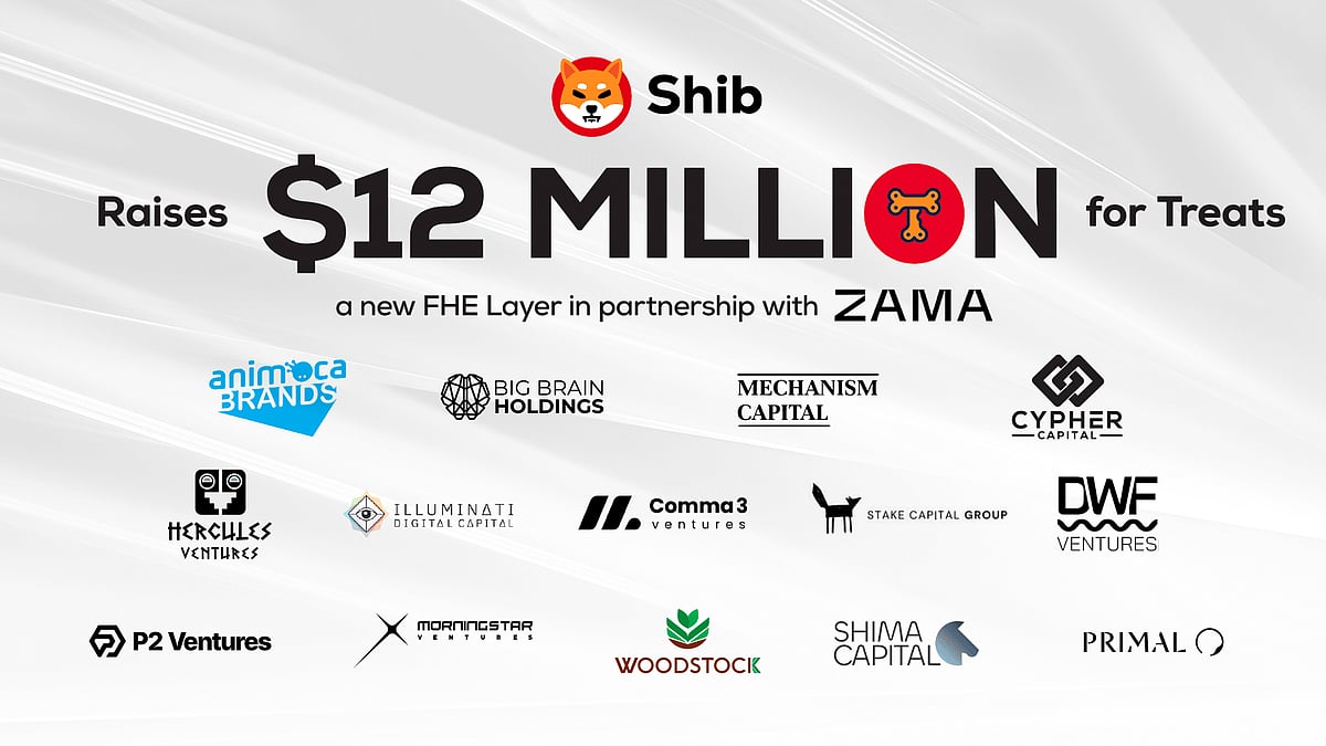 Shiba Inu Raises 12 Million in a Strategic Venture Capital Round for its  new FHE blockchain via $TREAT