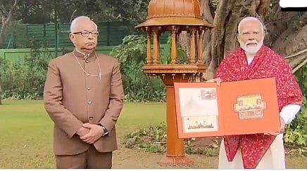 அயோத்தி ராமர் கோயிலின் நினைவு தபால் தலைகளை வெளியிட்டார் பிரதமர்!