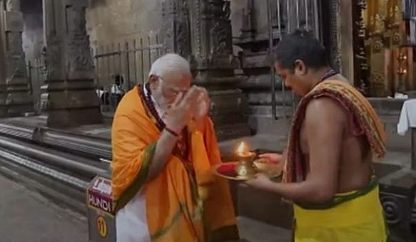 ராமேஸ்வரம் ராமநாத சுவாமி கோயிலில் பிரதமர் வழிபாடு!