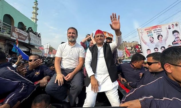 கைகோர்த்தார் அகிலேஷ்!... ராகுல் யாத்திரையில்
 உற்சாகம்!