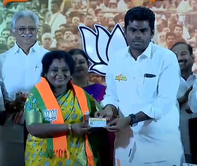 மீண்டும் பா.ஜ.க.வில் இணைந்தார் தமிழிசை செளந்தரராஜன்!