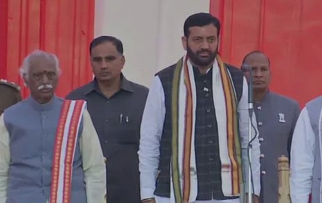 அரியானாவின் புதிய முதல்வராக பதவி ஏற்றார் நயால் சிங் சைனி!