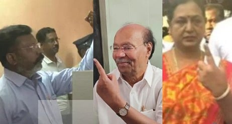 ராமதாஸ், திருமா, பிரேமலதா எங்கெங்கு வாக்களித்தனர்!