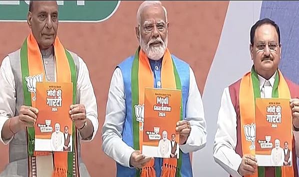 பா.ஜ.க. தேர்தல் அறிக்கை வெளியீடு- ஒரே நாடு ஒரே தேர்தல் உறுதி!