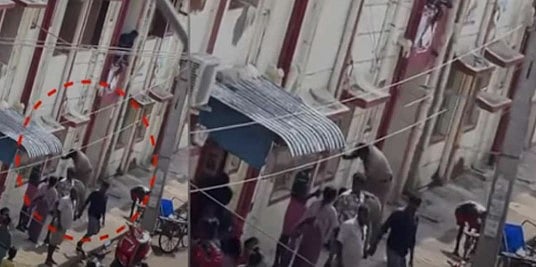 சுத்துப்போட்ட கஞ்சா ஆசாமிகள்…திணறிய காவலர்கள்... பட்டப்பகலில் கொடூரம்!