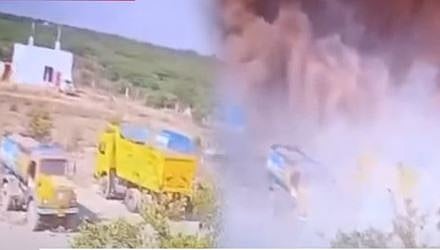 கல்குவாரி வெடிவிபத்து... 4 பேர் உடல் சிதறி பலி!