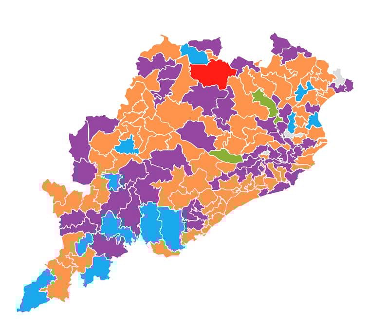 ஒடிசாவில் பா.ஜ.க. பெரும்பான்மை; ஆட்சி அமைக்குமா?