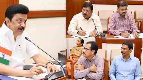 CM discussion with ministers, official regarding Fengal  