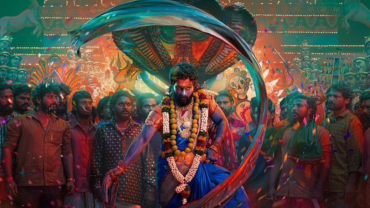 இவன்  காட்டுத் தீயா!- புஷ்பா 2  விமர்சனம்!