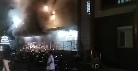 திண்டுக்கல் சிட்டி மருத்துவமனையில் தீ விபத்து 