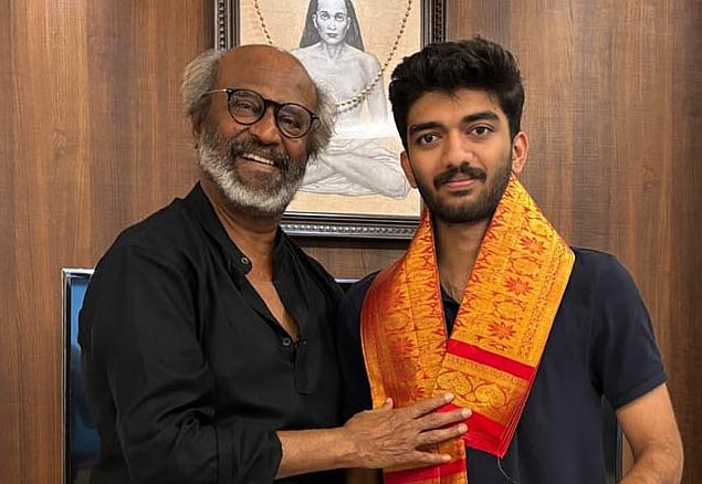 குகேஷை அழைத்துப் பாராட்டிய ரஜினி... என்ன புத்தகம் பரிசாக கொடுத்தார் தெரியுமா?