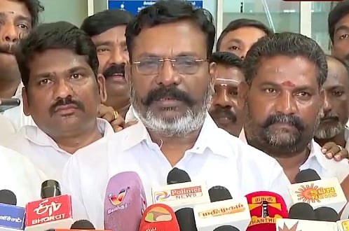 அண்ணாமலைக்கு என்ன ஆச்சி...? காந்தியைப் போல் வறுத்திக்காதீங்க! - திருமா