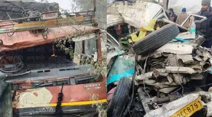 பஞ்சாபில் துயரம்- வேன் மீது லாரி மோதி 9 பேர் உயிரிழப்பு!