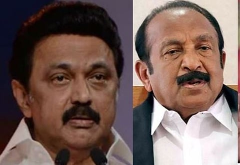 மு.க.ஸ்டாலின், வைகோ
