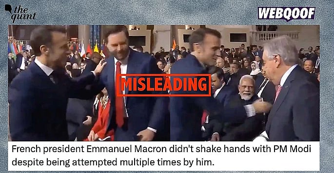 பாரிஸ் மாநாட்டில் பிரதமர் மோடியை புறக்கணித்தாரா  பிரெஞ்சு பிரதமர்?  - Fact Check